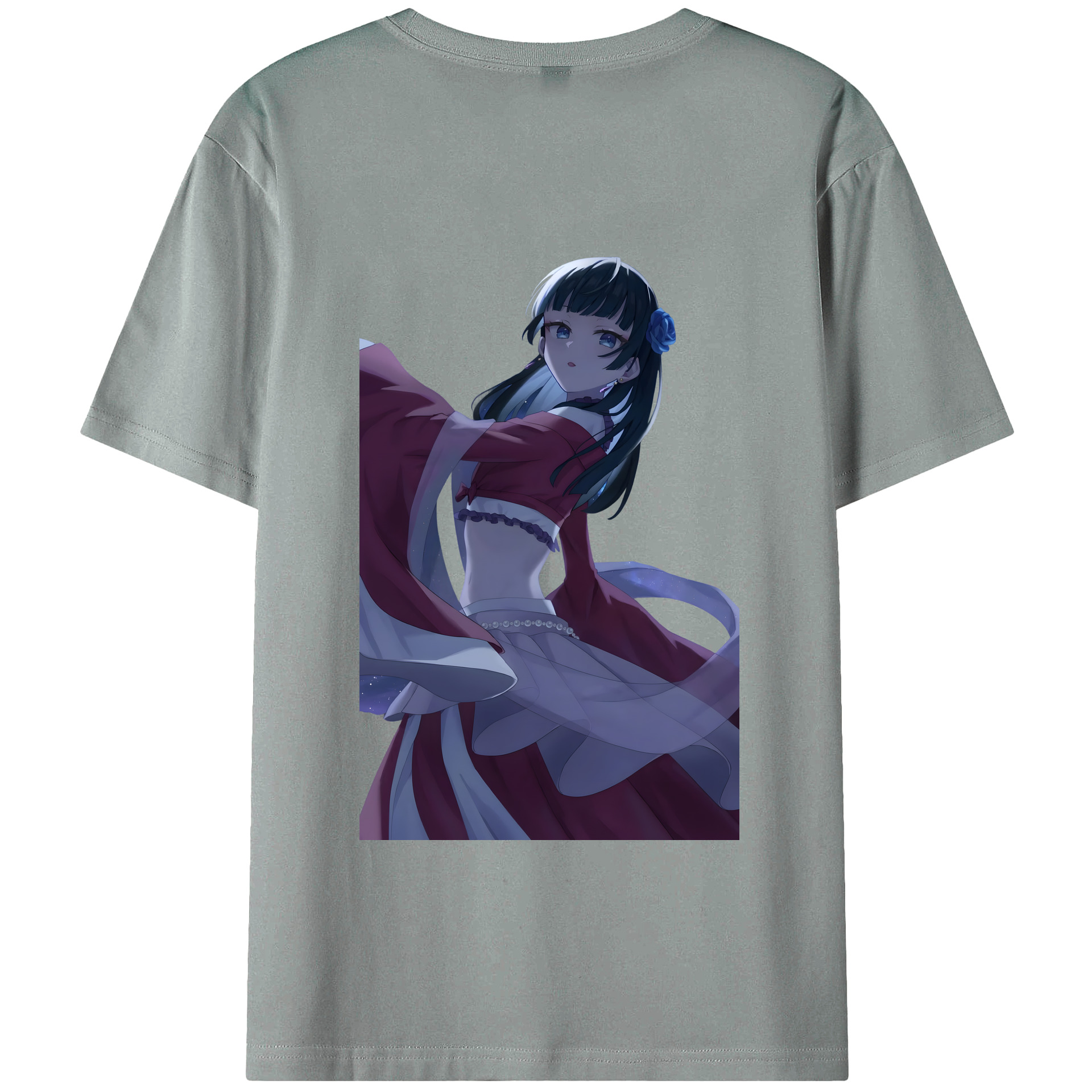 （画像用） 薬屋のひとりごと The Apothecary Diaries 綿100％ メンズ半袖Tシャツ（バックプリント） 通気性
